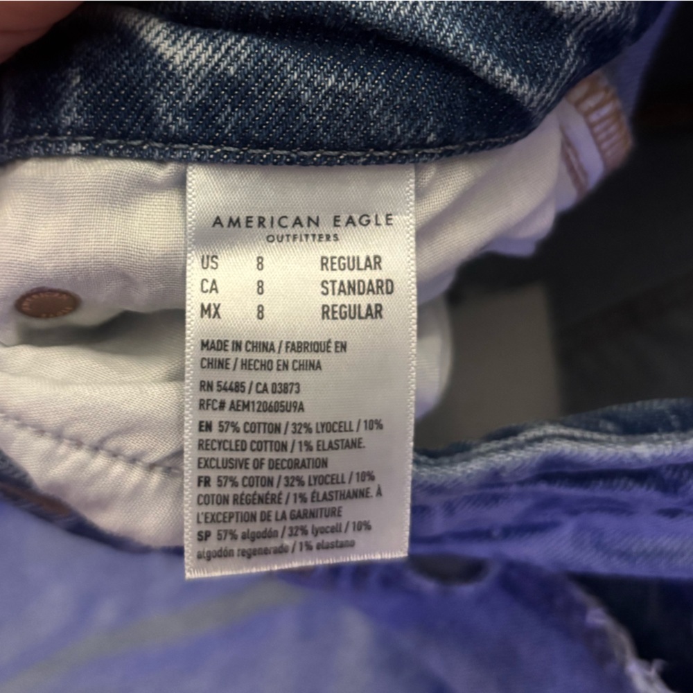 American Eagle Curvy 90s Boot Cut Jeans Size 8 - Picture 4 of 8